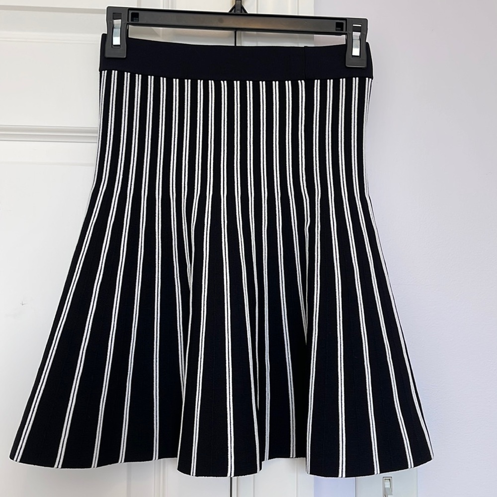 Maje Black & White Skirt